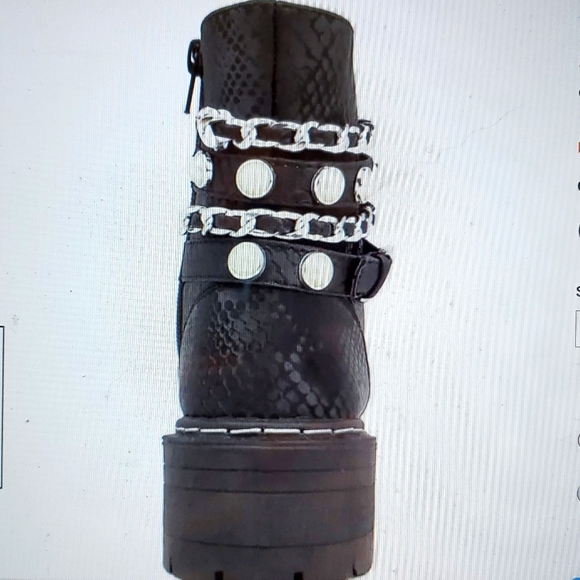 Combat Boots Sugar Kade Pearl - Picture 3 of 5